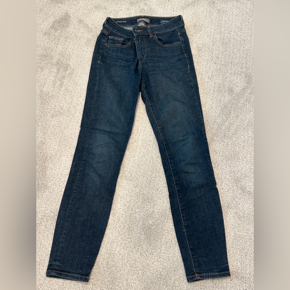 DL1961 Dark Blue Florence Skinny Jeans